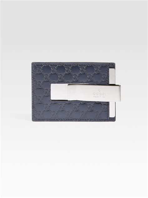 gucci moneyclip|gucci money clip wallet blue.